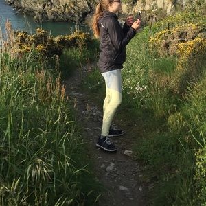 Outdoor voices colorblock leggings